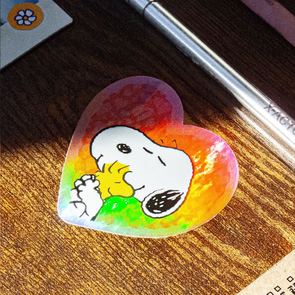 Holo Heart Snoopy