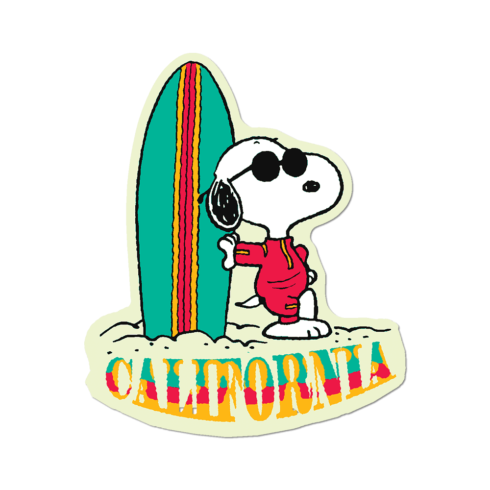 California Surfing Snoopy